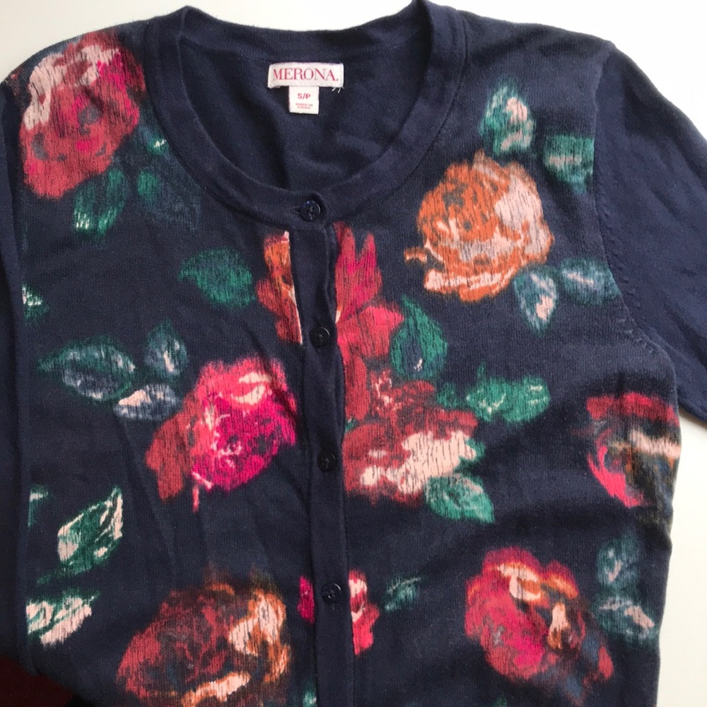 Merona Floral Cardigan